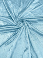Crush Stretch Panne Velvet Fabric - 58" Width, Crushed Texture, Stretch Knit Back (1 Yard)