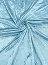 Crush Stretch Panne Velvet Fabric - 58" Width, Crushed Texture, Stretch Knit Back (1 Yard)