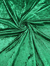 Crush Stretch Panne Velvet Fabric - 58" Width, Crushed Texture, Stretch Knit Back (1 Yard)