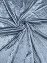Crush Stretch Panne Velvet Fabric - 58" Width, Crushed Texture, Stretch Knit Back (1 Yard)