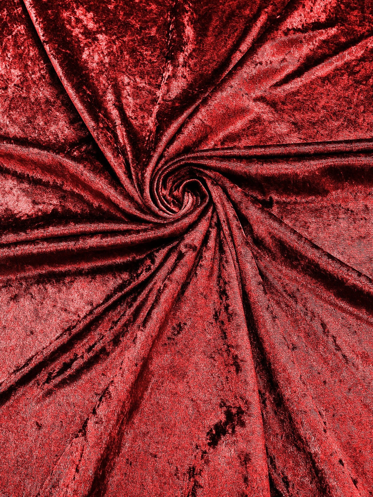 Crush Stretch Panne Velvet Fabric - 58" Width, Crushed Texture, Stretch Knit Back (1 Yard)