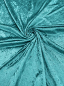 Crush Stretch Panne Velvet Fabric - 58" Width, Crushed Texture, Stretch Knit Back (1 Yard)