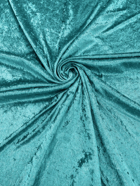 Crush Stretch Panne Velvet Fabric - 58" Width, Crushed Texture, Stretch Knit Back (1 Yard)