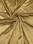 Crush Stretch Panne Velvet Fabric - 58" Width, Crushed Texture, Stretch Knit Back (1 Yard)