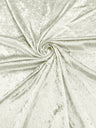Crush Stretch Panne Velvet Fabric - 58" Width, Crushed Texture, Stretch Knit Back (1 Yard)