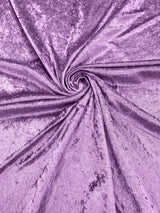Crush Stretch Panne Velvet Fabric - 58" Width, Crushed Texture, Stretch Knit Back (1 Yard)