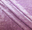 Crushed Panne Velour Polyester Fabric - Lilac, 58/60" Width (1 Yard)