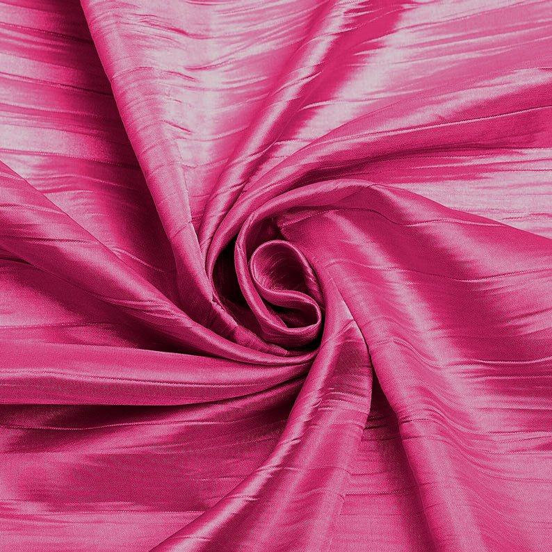 Crushed Taffeta Stretch Taffeta Fabric - Solid, 58" Width (1 Yard)