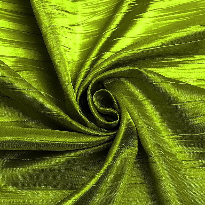 Crushed Taffeta Stretch Taffeta Fabric - Solid, 58" Width (1 Yard)
