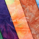 Crushed Tie Dye Velvet Polyester Spandex Velvet Fabric - Assorted Colors, Crushed Tie-Dye, 58/60" Width (1 Yard)