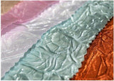 Silky Crush Satin Polyester Fabric - Crushed Charmeuse Satin, Multiple Colors, 54" Width (1 Yard)