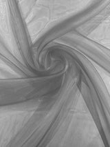 Crystal Organza Nylon Polyester Fabric - Sheer, Lightweight, 59/60" Width (1 Yard)
