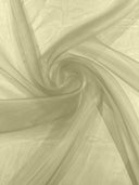 Crystal Organza Nylon Polyester Fabric - Sheer, Lightweight, 59/60" Width (1 Yard)