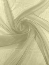 Crystal Organza Nylon Polyester Fabric - Sheer, Lightweight, 59/60" Width (1 Yard)