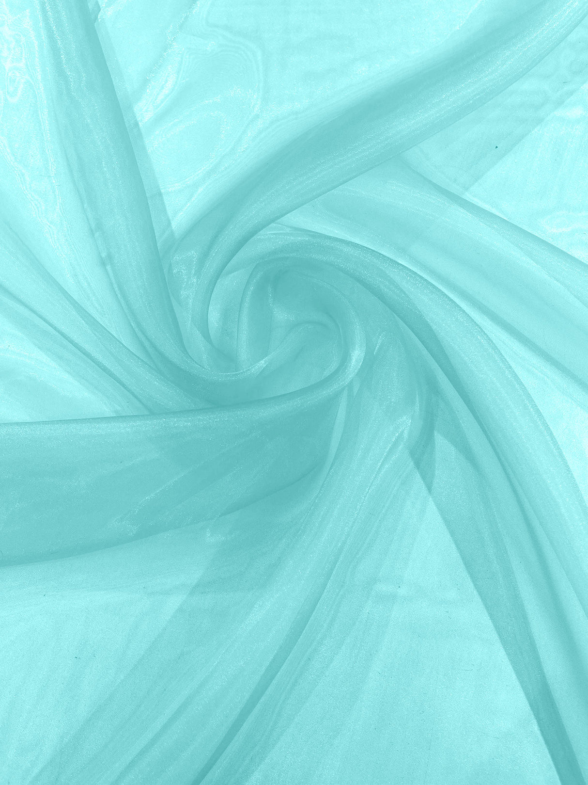Crystal Organza Nylon Polyester Fabric - Sheer, Lightweight, 59/60" Width (1 Yard)
