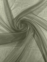 Crystal Organza Nylon Polyester Fabric - Sheer, Lightweight, 59/60" Width (1 Yard)
