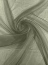 Crystal Organza Nylon Polyester Fabric - Sheer, Lightweight, 59/60" Width (1 Yard)
