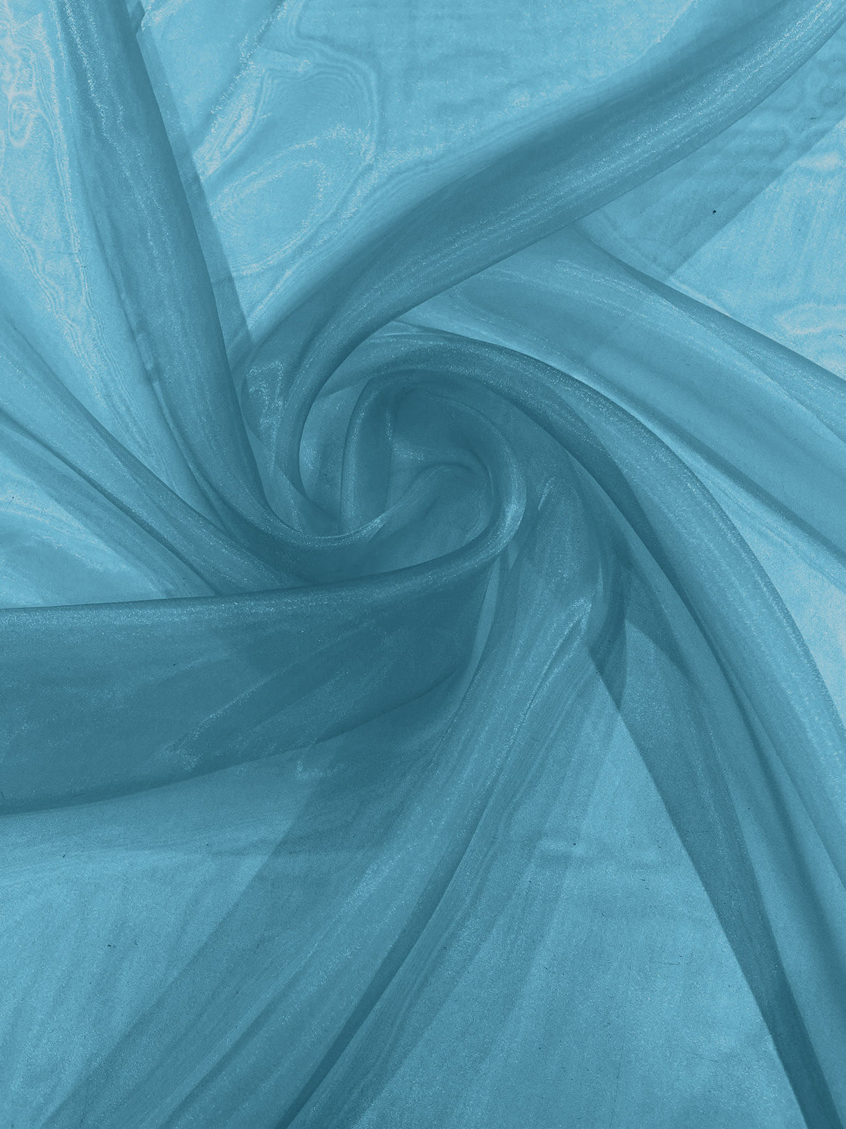 Crystal Organza Nylon Polyester Fabric - Sheer, Lightweight, 59/60" Width (1 Yard)
