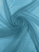 Crystal Organza Nylon Polyester Fabric - Sheer, Lightweight, 59/60" Width (1 Yard)