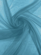 Crystal Organza Nylon Polyester Fabric - Sheer, Lightweight, 59/60" Width (1 Yard)