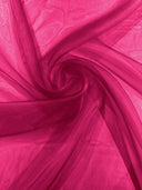 Crystal Organza Nylon Polyester Fabric - Sheer, Lightweight, 59/60" Width (1 Yard)
