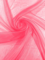 Crystal Organza Nylon Polyester Fabric - Sheer, Lightweight, 59/60" Width (1 Yard)