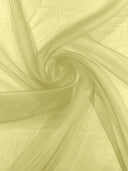 Crystal Organza Nylon Polyester Fabric - Sheer, Lightweight, 59/60" Width (1 Yard)