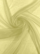Crystal Organza Nylon Polyester Fabric - Sheer, Lightweight, 59/60" Width (1 Yard)
