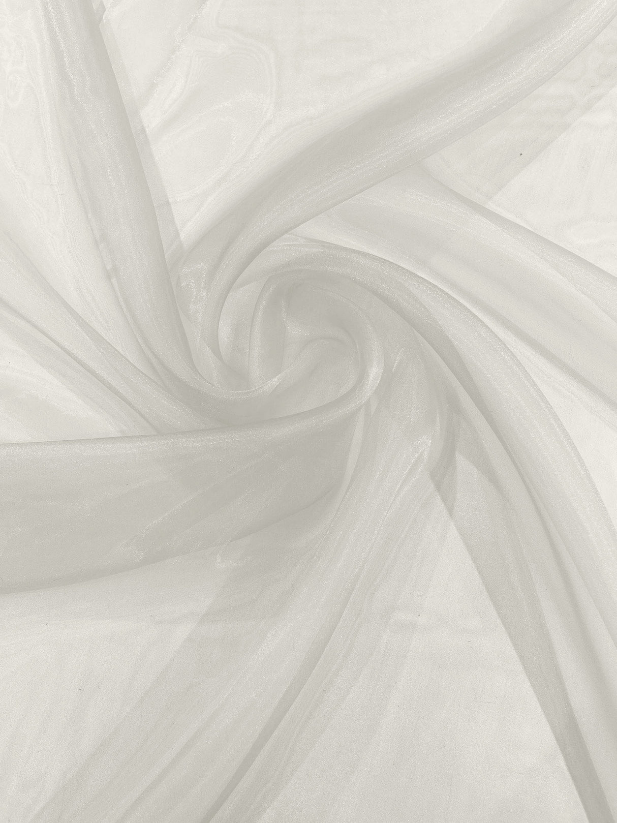 Crystal Organza Nylon Polyester Fabric - Sheer, Lightweight, 59/60" Width (1 Yard)
