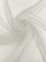 Crystal Organza Nylon Polyester Fabric - Sheer, Lightweight, 59/60" Width (1 Yard)