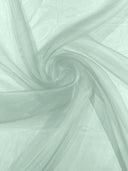 Crystal Organza Nylon Polyester Fabric - Sheer, Lightweight, 59/60" Width (1 Yard)