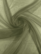 Crystal Organza Nylon Polyester Fabric - Sheer, Lightweight, 59/60" Width (1 Yard)