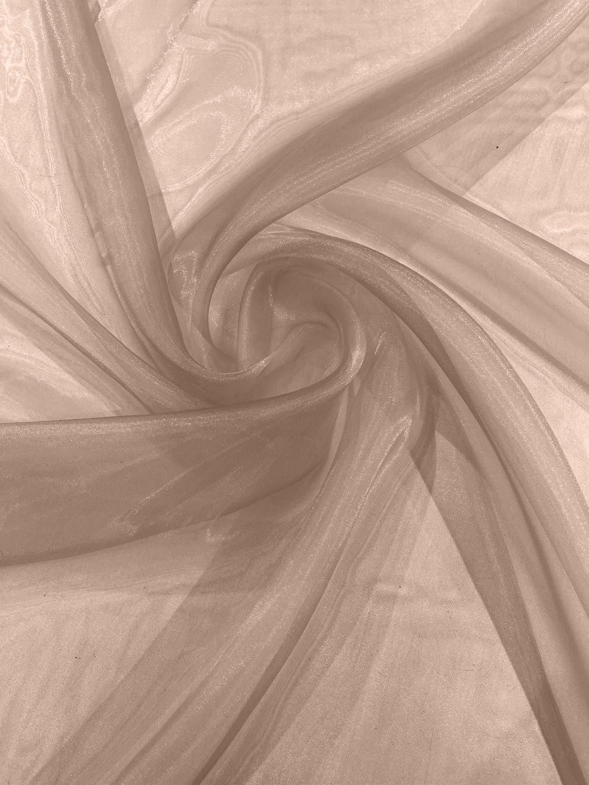 Crystal Organza Nylon Polyester Fabric - Sheer, Lightweight, 59/60" Width (1 Yard)