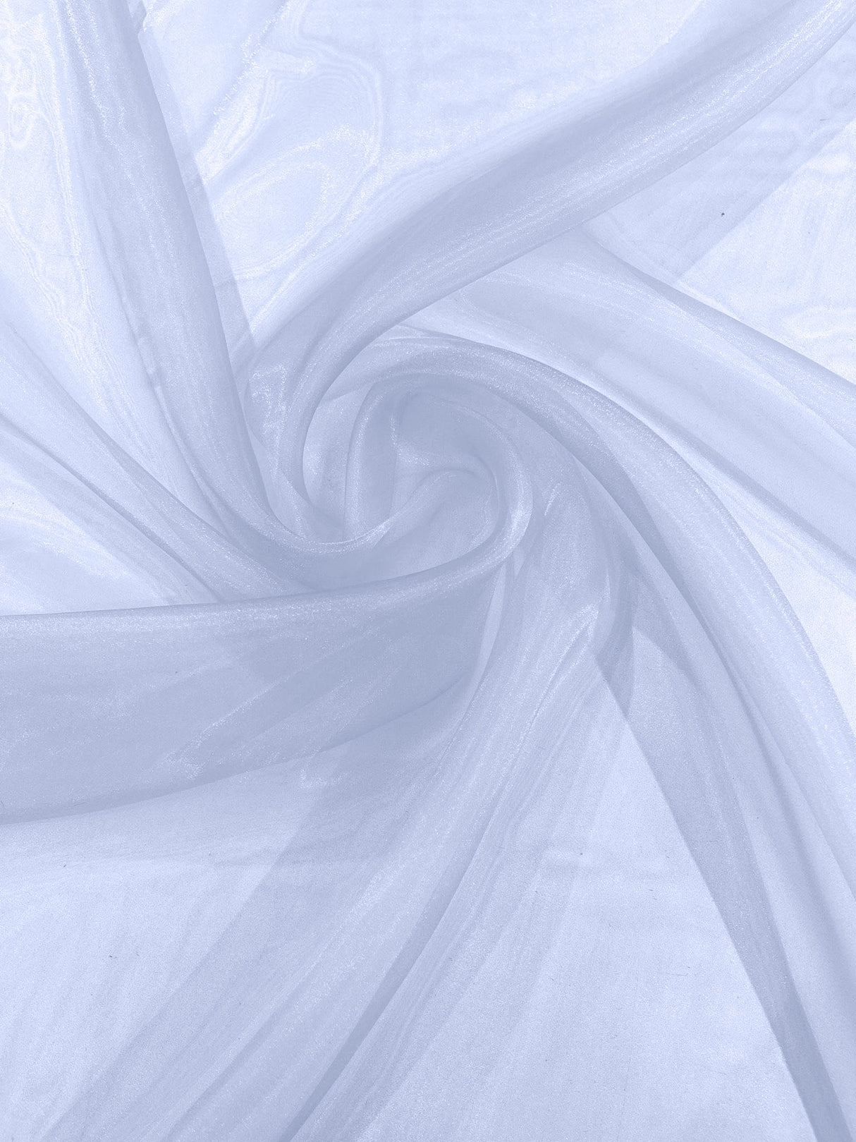 Crystal Organza Nylon Polyester Fabric - Sheer, Lightweight, 59/60" Width (1 Yard)