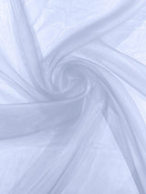 Crystal Organza Nylon Polyester Fabric - Sheer, Lightweight, 59/60" Width (1 Yard)
