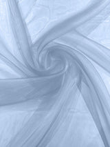 Crystal Organza Nylon Polyester Fabric - Sheer, Lightweight, 59/60" Width (1 Yard)