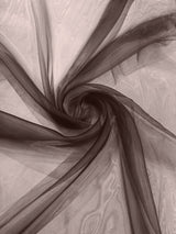 Crystal Organza Nylon Polyester Fabric - Sheer, Lightweight, 59/60" Width (1 Yard)