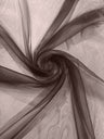 Crystal Organza Nylon Polyester Fabric - Sheer, Lightweight, 59/60" Width (1 Yard)