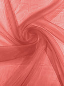 Crystal Organza Nylon Polyester Fabric - Sheer, Lightweight, 59/60" Width (1 Yard)