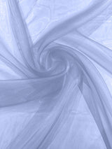 Crystal Organza Nylon Polyester Fabric - Sheer, Lightweight, 59/60" Width (1 Yard)