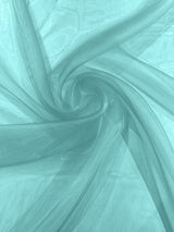 Crystal Organza Nylon Polyester Fabric - Sheer, Lightweight, 59/60" Width (1 Yard)