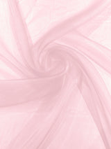 Crystal Organza Nylon Polyester Fabric - Sheer, Lightweight, 59/60" Width (1 Yard)