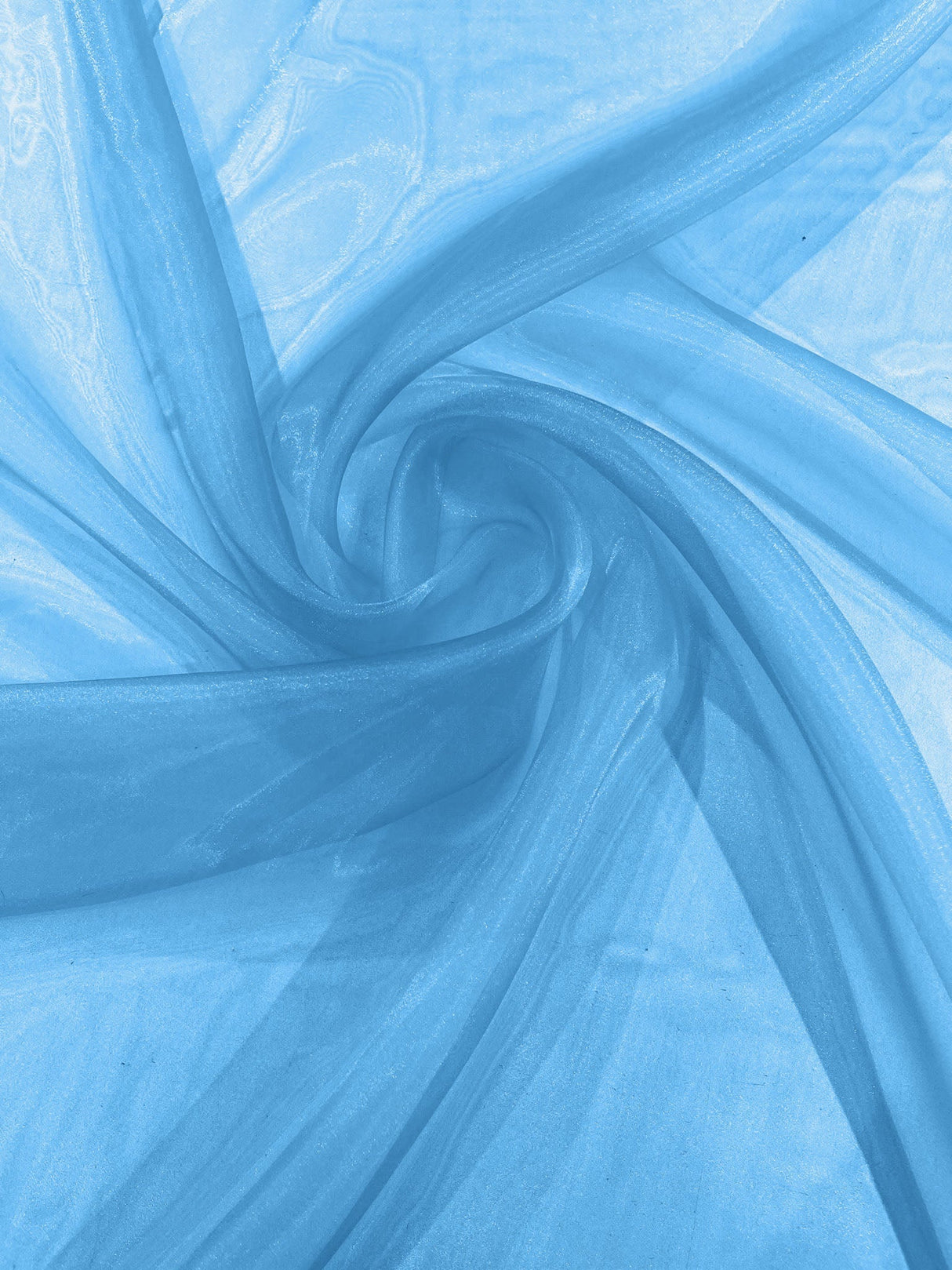 Crystal Organza Nylon Polyester Fabric - Sheer, Lightweight, 59/60" Width (1 Yard)