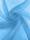 Crystal Organza Nylon Polyester Fabric - Sheer, Lightweight, 59/60" Width (1 Yard)