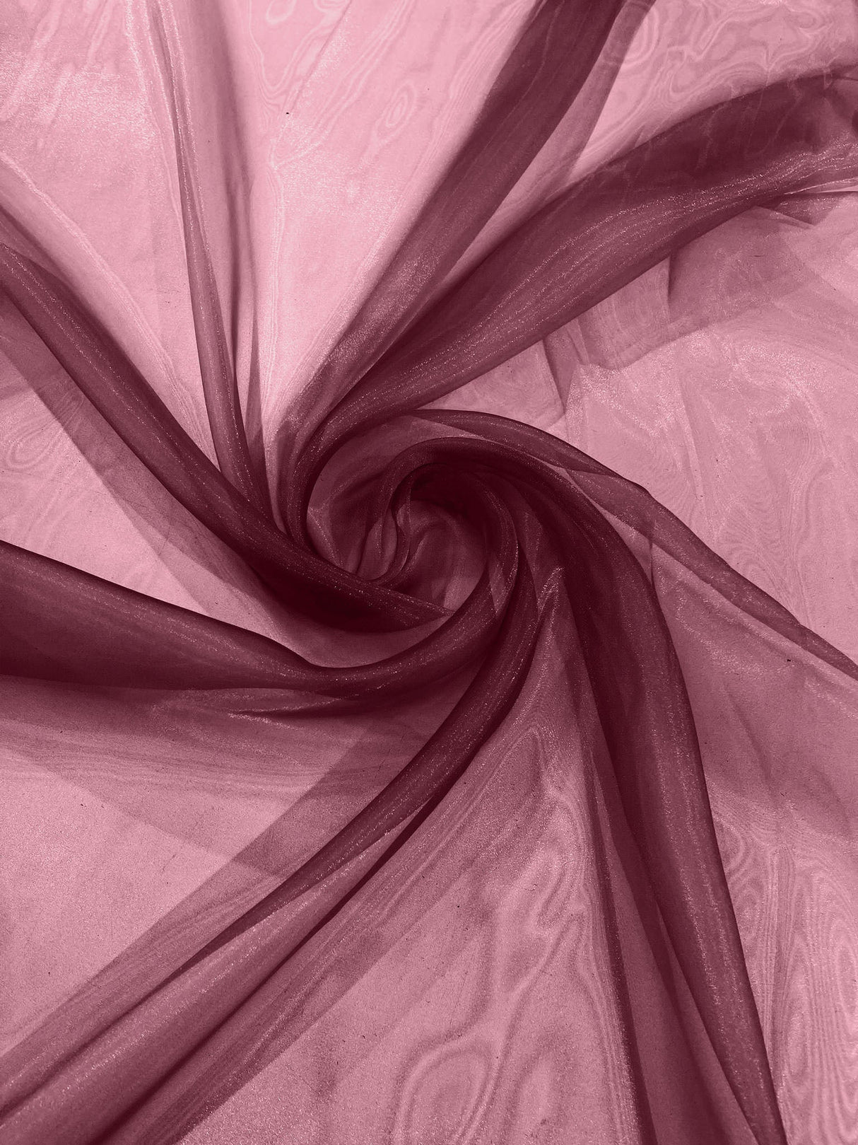 Crystal Organza Nylon Polyester Fabric - Sheer, Lightweight, 59/60" Width (1 Yard)