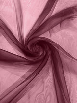 Crystal Organza Nylon Polyester Fabric - Sheer, Lightweight, 59/60" Width (1 Yard)