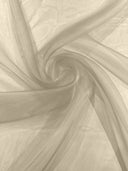 Crystal Organza Nylon Polyester Fabric - Sheer, Lightweight, 59/60" Width (1 Yard)
