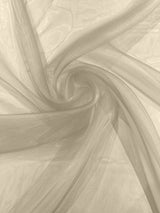 Crystal Organza Nylon Polyester Fabric - Sheer, Lightweight, 59/60" Width (1 Yard)