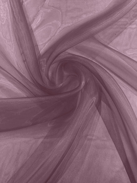 Crystal Organza Nylon Polyester Fabric - Sheer, Lightweight, 59/60" Width (1 Yard)