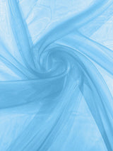 Crystal Organza Nylon Polyester Fabric - Sheer, Lightweight, 59/60" Width (1 Yard)